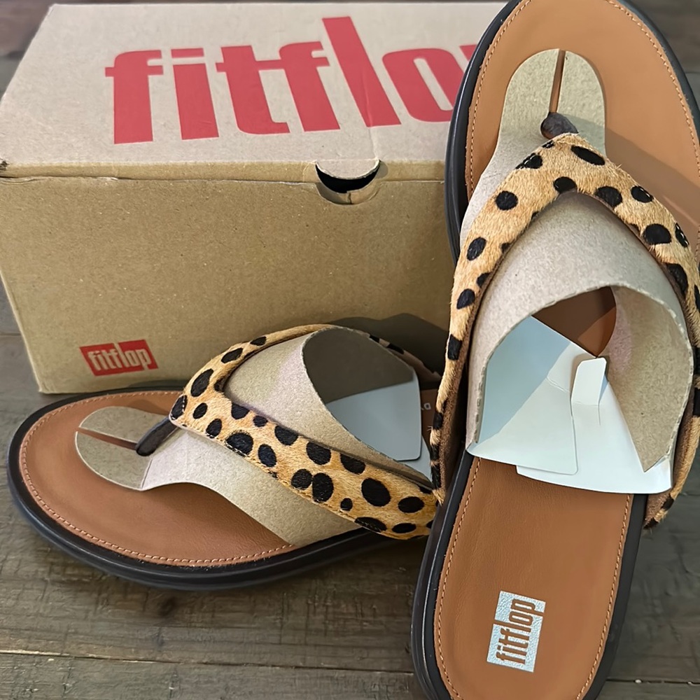 Leopard Flip Flops